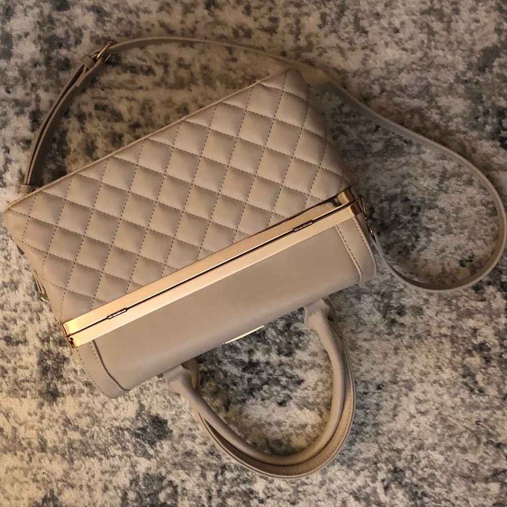 Taupe handbag